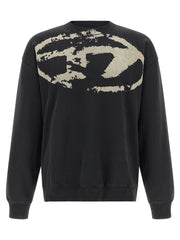 Diesel Black Cotton Sweatshirt
