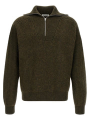 Jil Sander Bicolor Wool Cardigan