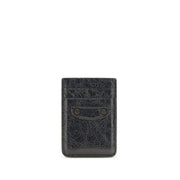Balenciaga Black Lamb Ovis Aries Aries Wallet