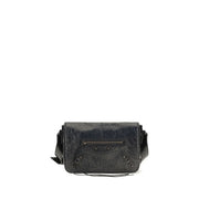 Balenciaga Black Lamb Ovis Aries Aries Shoulder Bag
