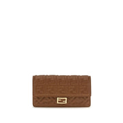 Fendi Brown Calf Leather Bos Taurus Wallet
