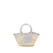 Jacquemus Beige Raffia Handbag