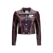 Courrèges Bordeaux Cotton Jacket