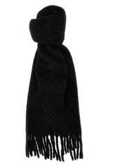 Isabel Marant Black Alpaca Leather Scarf