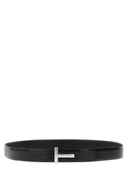Tom Ford Brown Calfskin Regular Belt