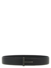 Tom Ford Black Calfskin Belt