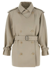 Max Mara Beige Cotton Coat