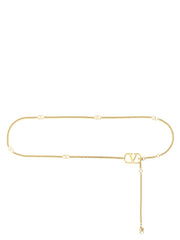 Valentino Garavani Gold Brass Regular Belt