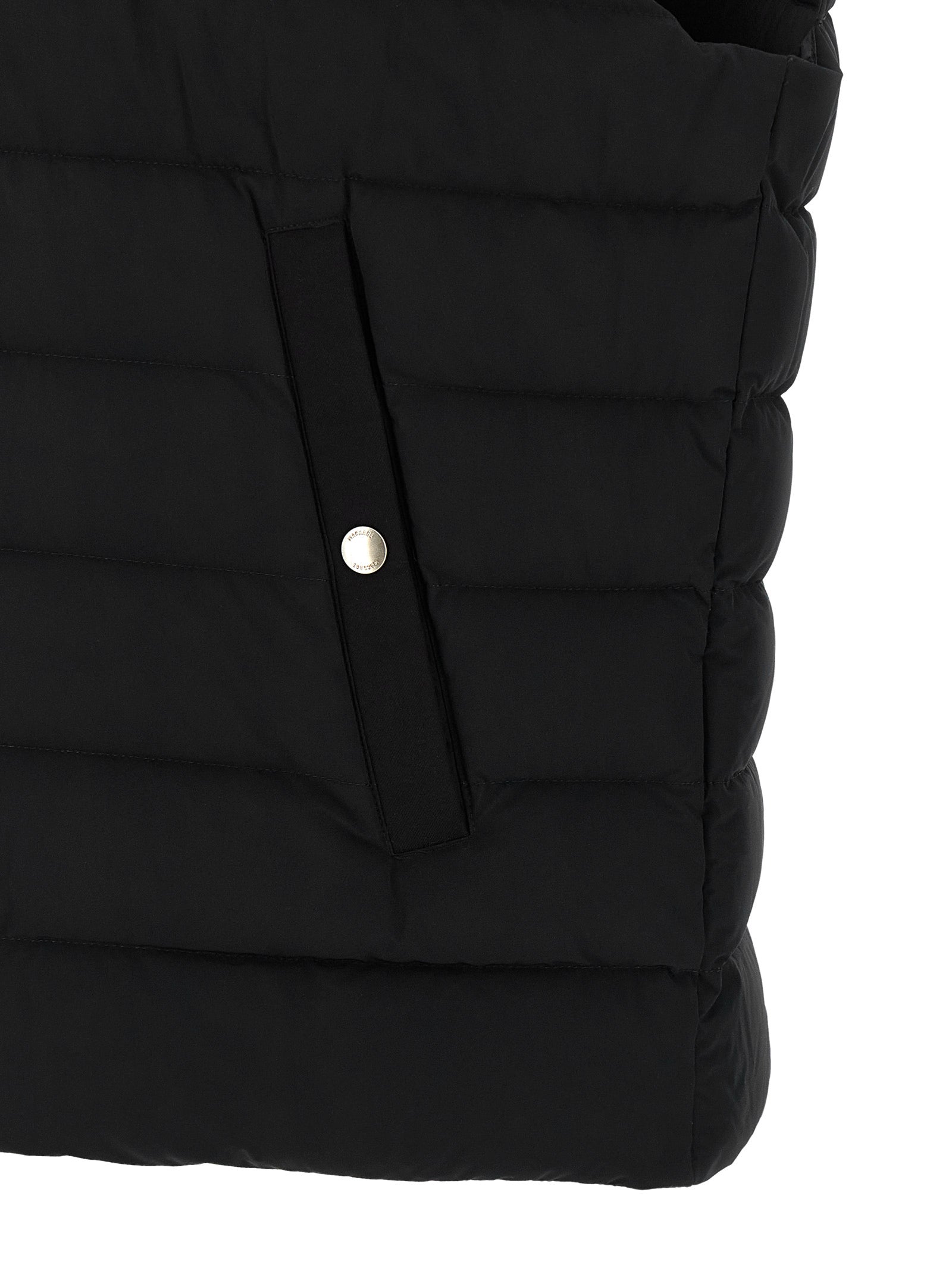Mackage Black Nylon Sleeveless Jacket for Men
