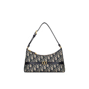 Dior Blue Cotton Shoulder Bag