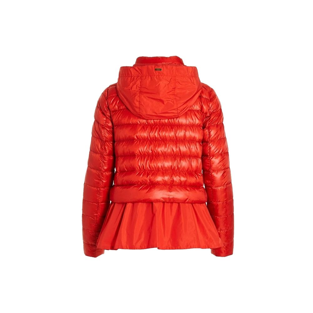 Herno Red Polyamide Full-Length Jacket