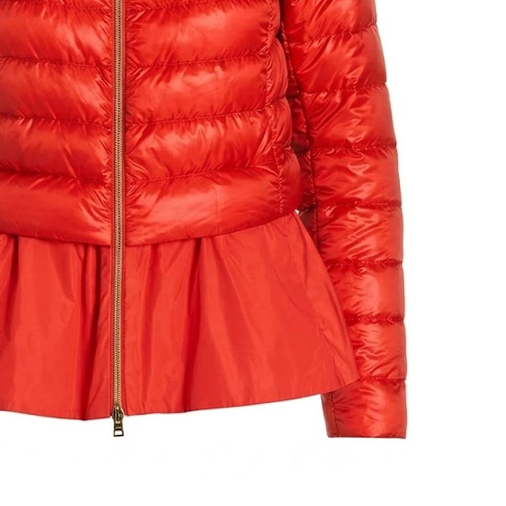 Herno Red Polyamide Full-Length Jacket