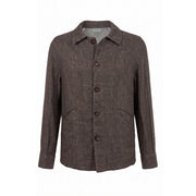 Malo Grey Linen Men's Jacket