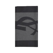 Saint Laurent Gray Silk Scarf
