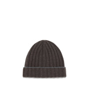 Brunello Cucinelli Brown Cashmere Beanie