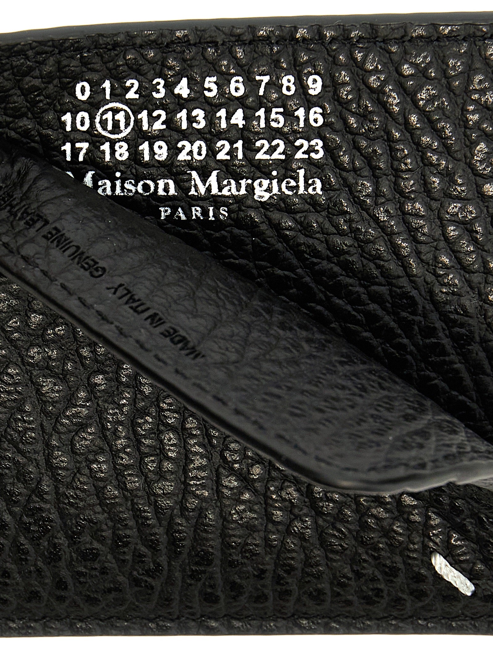 Maison Margiela Black Calfskin Cardholder for Women