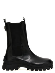 Dsquared² Black Calfskin Ankle Boots