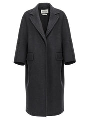 Max Mara Gray Virgin Wool Coat for Women