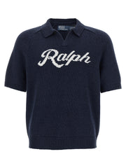 Polo Ralph Lauren Blue Linen Cardigan