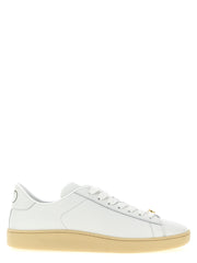 Valentino Garavani White Calfskin Low Top Sneakers