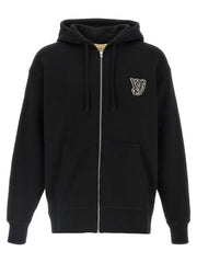 Valentino Garavani Black Cotton Sweatshirt for Men