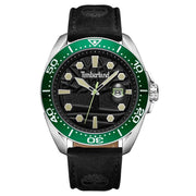 Timberland Black Leather Sport Watch