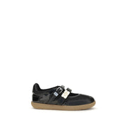 Ganni Black Polyester Ballet Flats