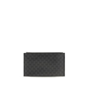 Gucci Black Fabric Clutch Bag