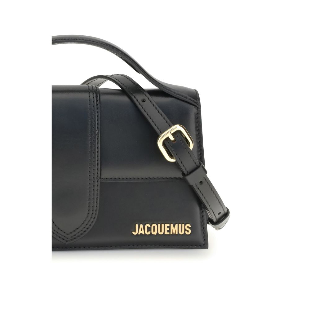 Jacquemus Black Calf Leather Bos Taurus Handbag for Women