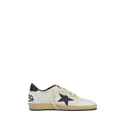 Golden Goose White Calf Leather Bos Taurus Low Top Sneakers