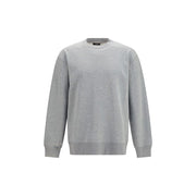Balmain Gray Cotton Sweatshirt for Men