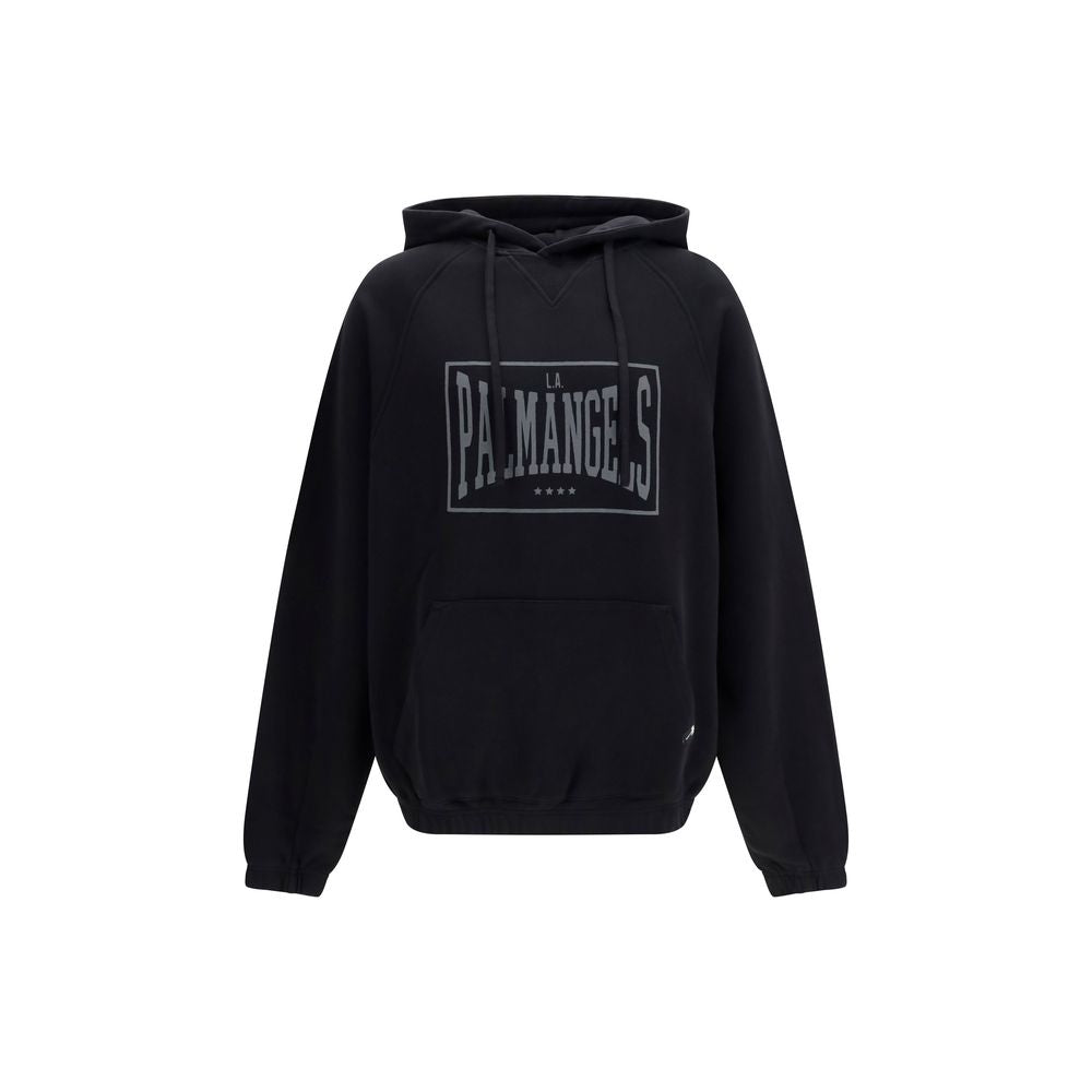 Palm Angels Black Cotton Sweatshirt for Men