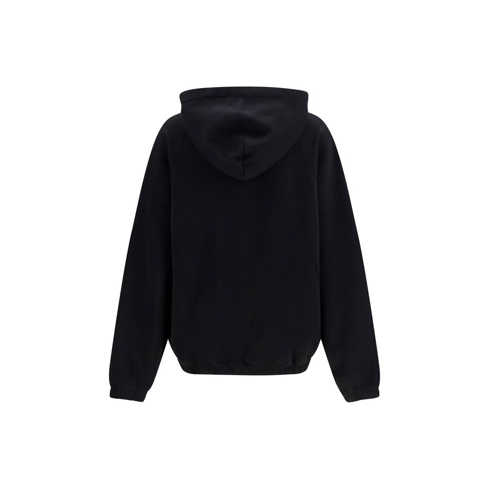 Palm Angels Black Cotton Sweatshirt for Men
