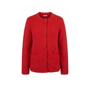 Malo Red Cotton Women's Cardigan