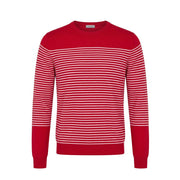 Malo Red Cotton Men Sweater