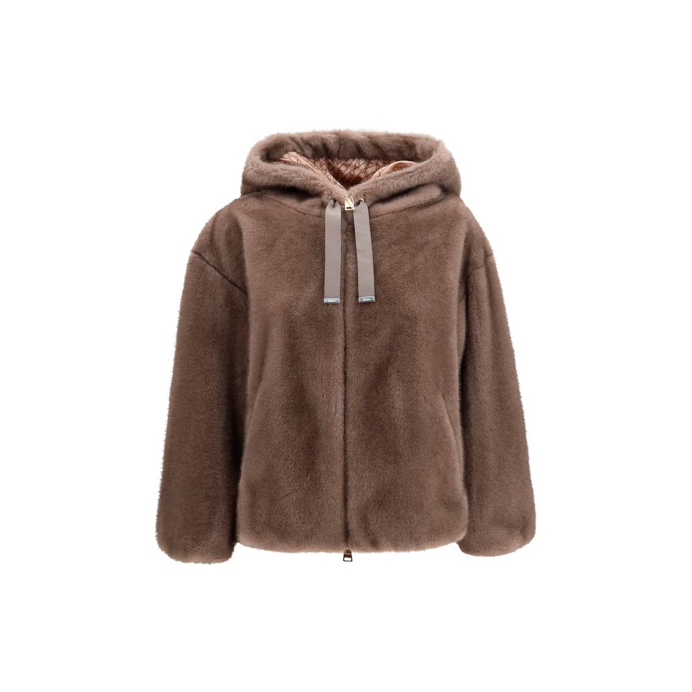 Herno Brown Polyester Full-Length Jacket for Women