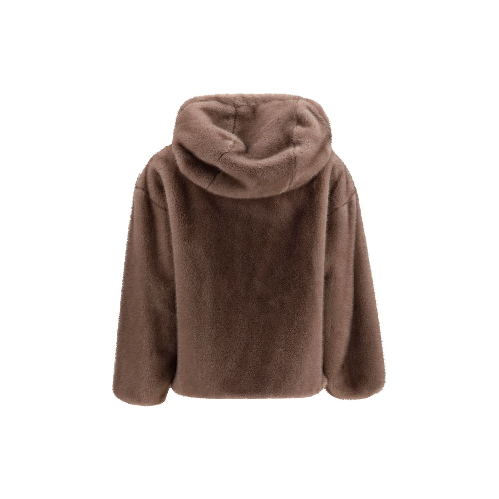 Herno Brown Polyester Full-Length Jacket for Women
