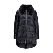 Herno Black Goose Down Full-Length Jacket