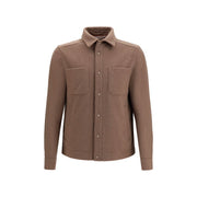 Herno Brown Polyester Jacket for Men