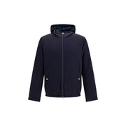Herno Blue Goose Down Full-Length Jacket