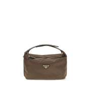 Prada Brown Recycled Polyamide Shoulder Bag
