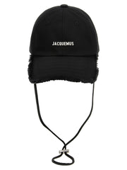 Jacquemus Black Cotton Cap (Baseball Hat)