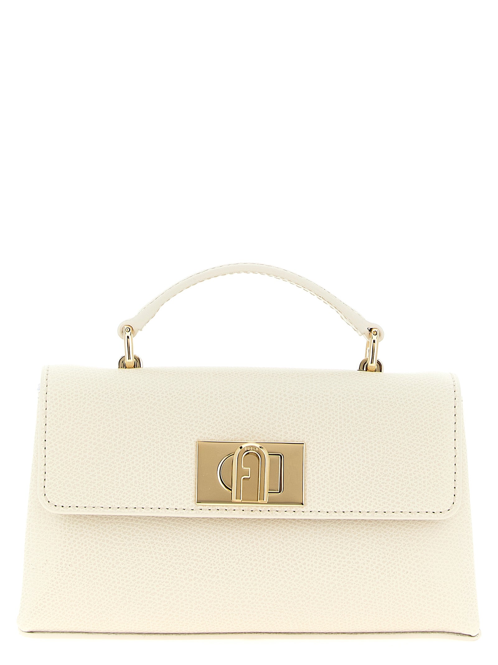 Furla White Leather Crossbody Bag