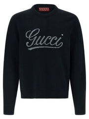 Gucci Blue Wool Cardigan