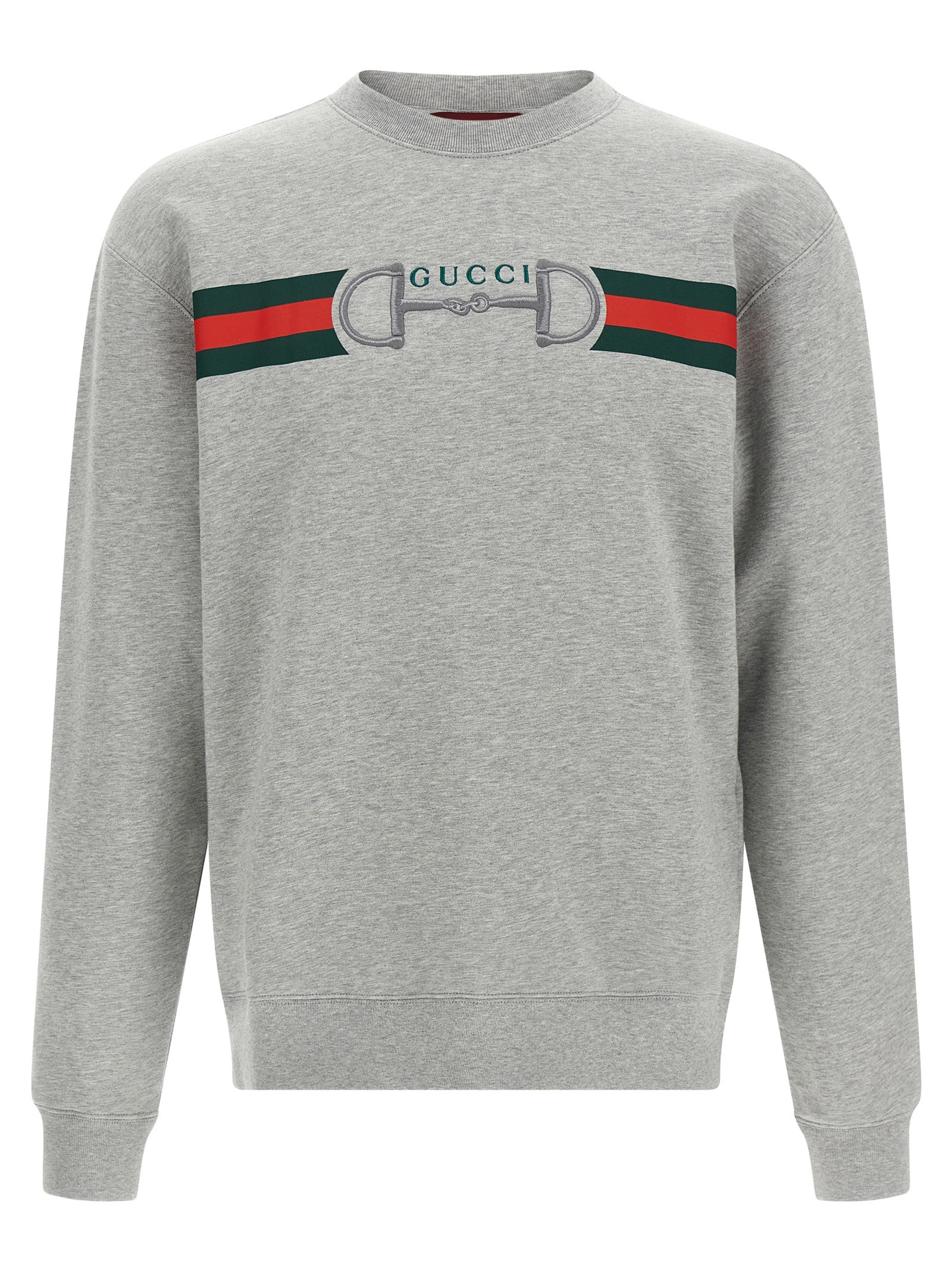 Gucci Gray Cotton Sweatshirt for Men