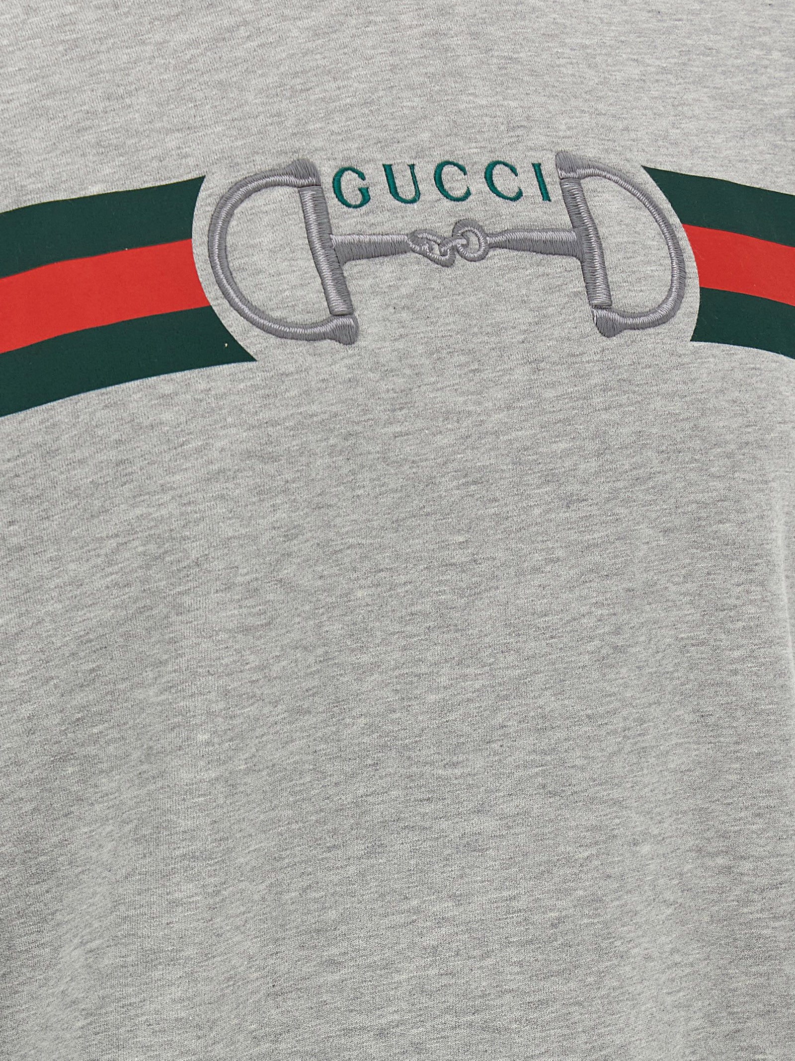 Gucci Gray Cotton Sweatshirt for Men