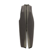 Rick Owens Gray Wool Oves Aries Sleeveless Jacket
