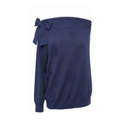 Malo Blue Cotton Women Sweater
