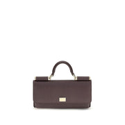 Dolce & Gabbana Brown Calf Leather Bos Taurus Shoulder Bag