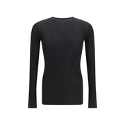 Rick Owens Black Wool Oves Aries Sweatshirt